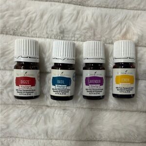 Young Living Vitality Essential Oils - Red, Green, Purple, Yellow